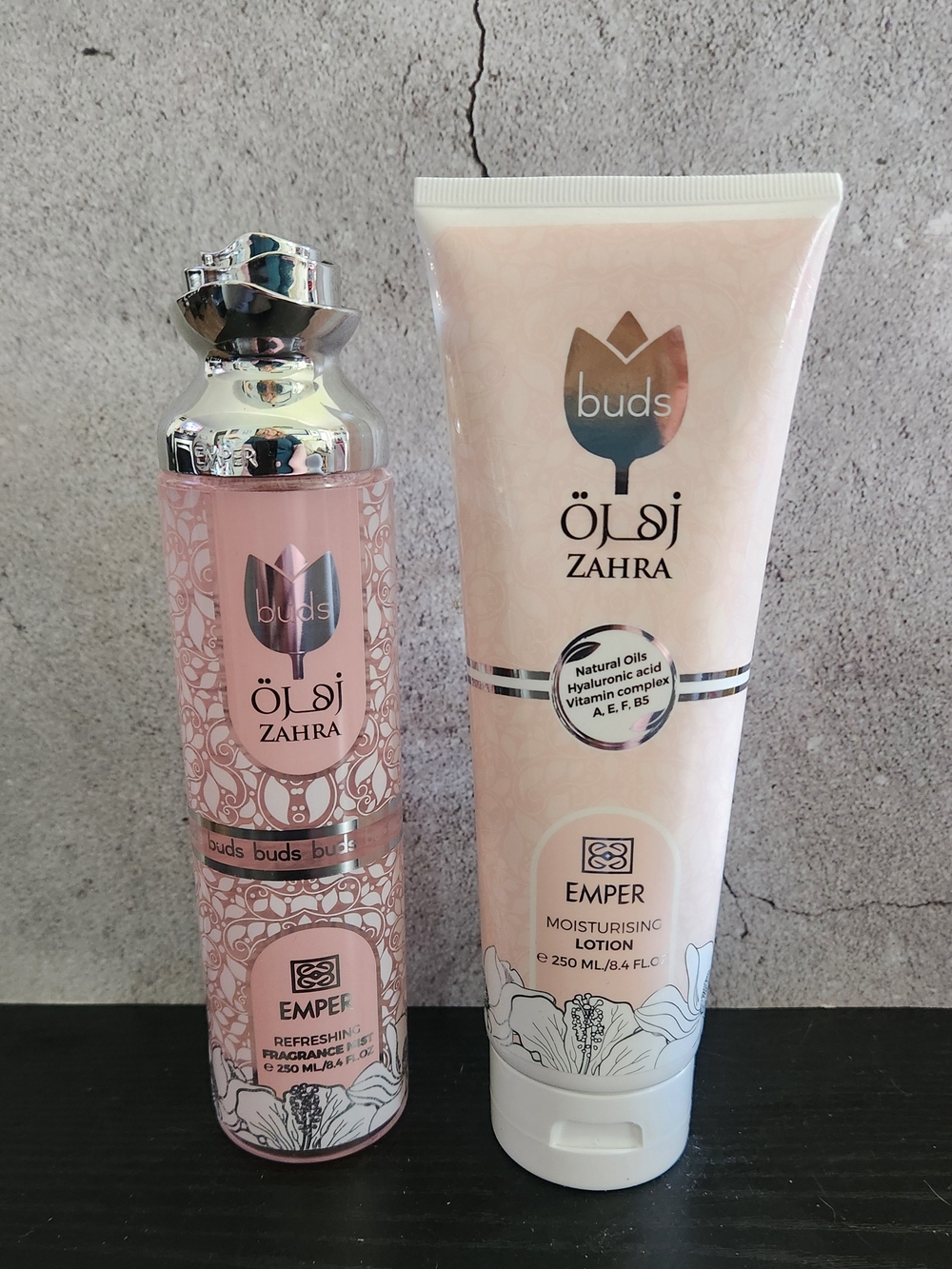 Zara Zahra Buds Moisturising Lotion & Fragrance Set - Pink